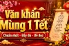 Văn khấn mùng 1 tết