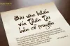 Bài văn khấn vía Thần Tài bản cổ truyền đầy đủ