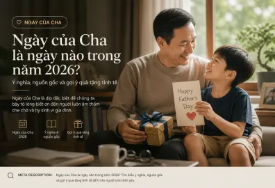 Ngày của cha là ngày nào trong năm?