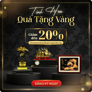 Tinh hoa quà tặng vàng banner bài viết
