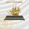 Mô hình thuyền buồm mạ vàng 24K cỡ nhỏ – TB-NHO2 2