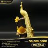 kederuouchimcong-01 Kệ để rượu chim công dát vàng 24K