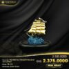 Mô hình thuyền buồm mạ vàng 24K cỡ nhỏ – TB-CN 1
