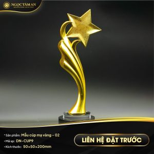 Mẫu cúp mạ vàng - 01