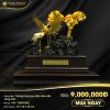 tuong tung hac-01 Tượng tùng hạc diên niên dát vàng 24K
