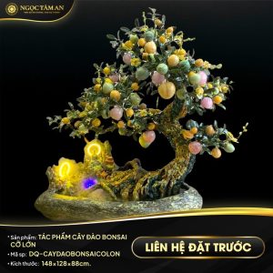 Cây đào bonsai đá quý (cỡ lớn)