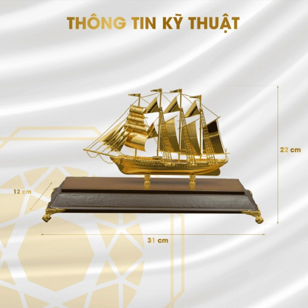 Thông tin kỹ thuật TB-03: 31 × 12 × 22 cm — cân đối trên mọi bề mặt