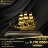 Mô hình thuyền buồm mạ vàng 24K cỡ đại – TB-216 1