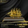 Mô hình thuyền buồm mạ vàng 24K cỡ trung – TB-04 chi tiết báo giá và thông số
