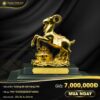 Tượng dê dát vàng 24K