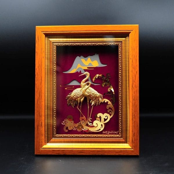 Tranh đôi chim uyên ương (25x20cm)