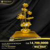 bathoasen6-01 Bát hoa sen dát vàng 24K (6 nhánh hoa)