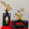 Bình Hoa Lan 3 Cành Mạ Vàng (Bình Ngang) 4