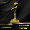 binhhoasendon-01 Bình hoa sen dát vàng 24K