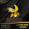 Tuong ga trong-01 Tượng Gà Trống Dát Vàng 24K