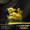 Tuong heo vang-01 Tượng Heo Vàng May Mắn Dát Vàng 24K