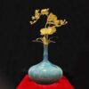 Bình Hoa Lan Gốm 2 Nhánh Độc Bản Mạ Vàng 24K 2