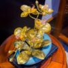 Bình Hoa Lan Mini 2 Nhánh Mạ Vàng 24K (mẫu 1) 5