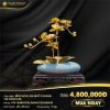 binh hoa lan nho 2 nhanh 3-01 Bình Hoa Lan Mini 2 Nhánh Mạ Vàng
