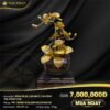 Bình Hoa Lan Nhỏ 2 Nhánh Mạ Vàng 24K 1