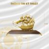 Thông số kỹ thuật của mô hình thuyền buồm mạ vàng 24K cỡ đại – TB-42