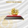 Mô hình thuyền buồm mạ vàng 24K cỡ nhỏ – TB-NHO3 2
