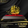 tb-nho3-01 Thuyền buồm mạ vàng 24k cỡ nhỏ (TB-NHO3)