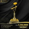 Bình hoa sen dát vàng 24K