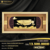 Tranh Cá rồng dát vàng 24K