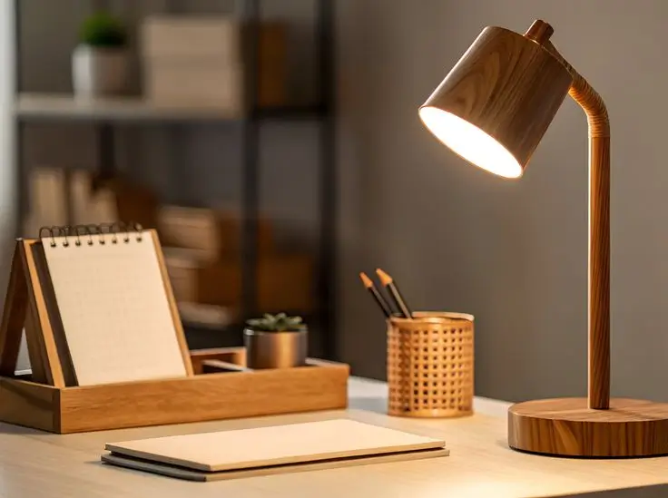 16 Den lam viec anh sang vang chong moi mat