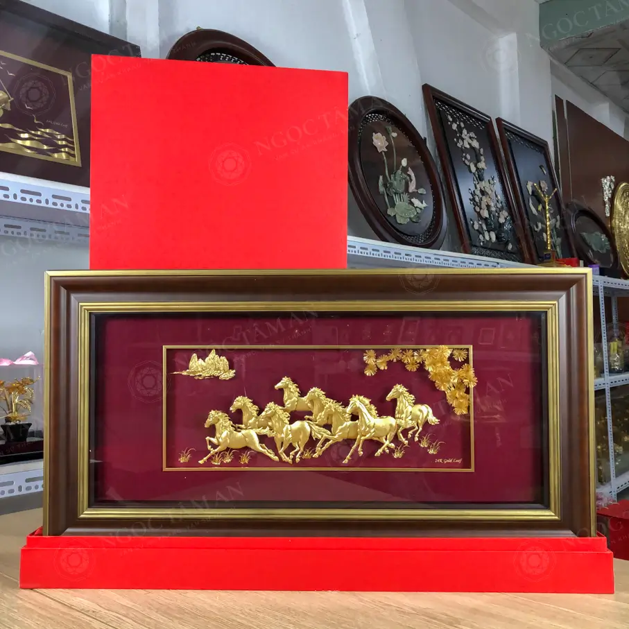 Tranh Mã đáo thành công 
