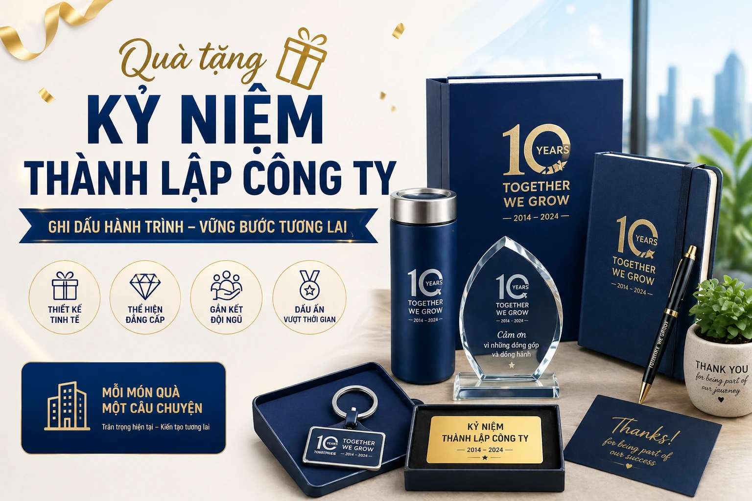 quà tặng kỷ niệm thành lập công ty