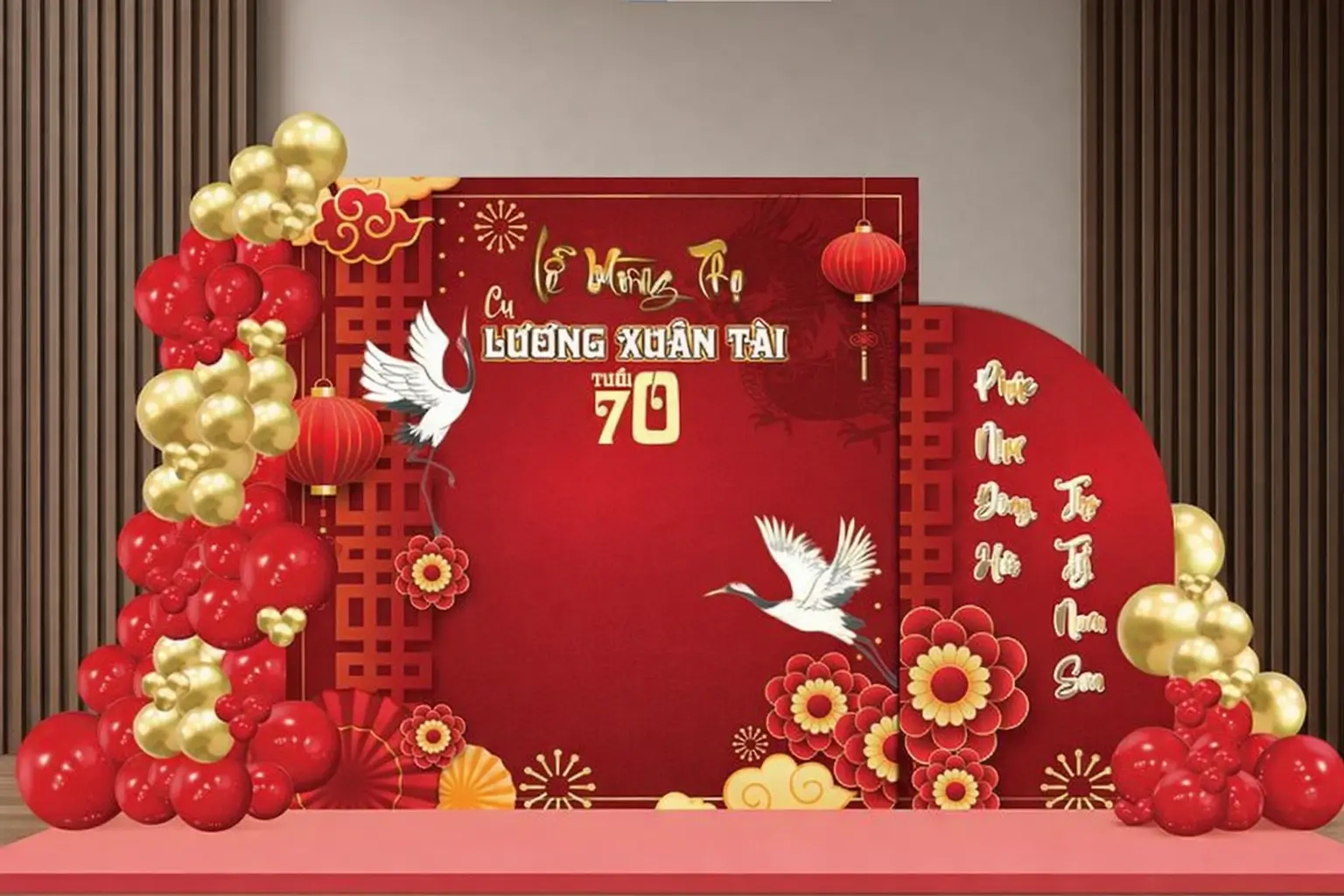 25+ món quà tặng mừng thọ 70 tuổi đáng trân trọng Lễ mừng thọ 70 tuổi