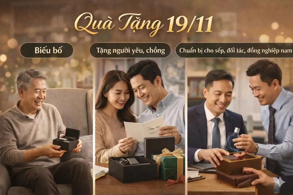 15+ quà tặng 19/11 ý nghĩa cho bố, chồng, người yêu, sếp và đồng nghiệp nam Quà tặng 19/11