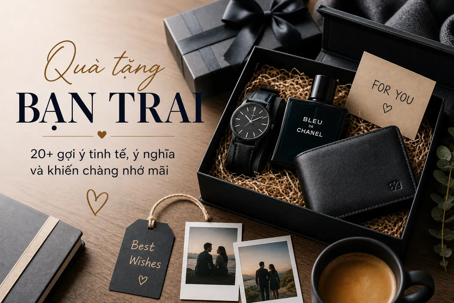 Quà tặng bạn trai: 20+ món quà ý nghĩa, dễ ghi điểm Quà tặng bạn trai