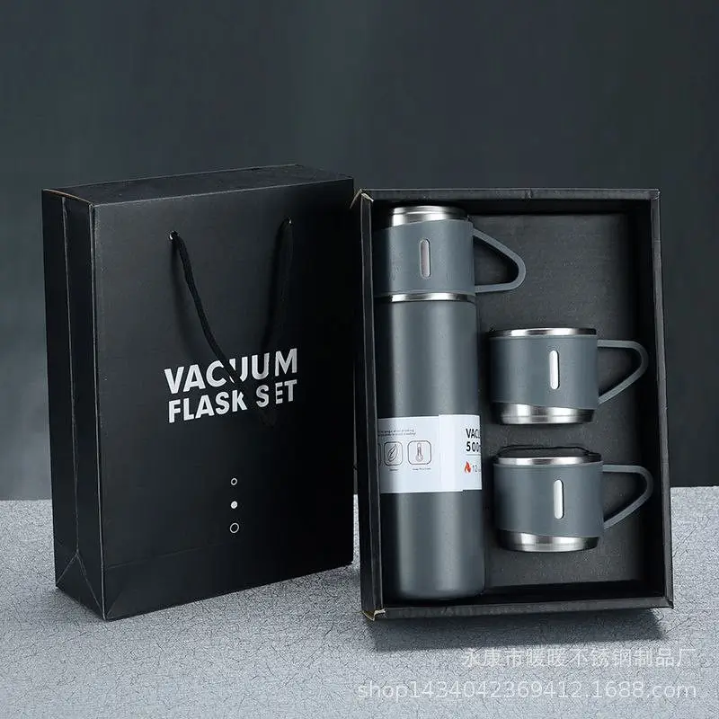 Ly giữ nhiệt kèm cốc in logo theo yêu cầu