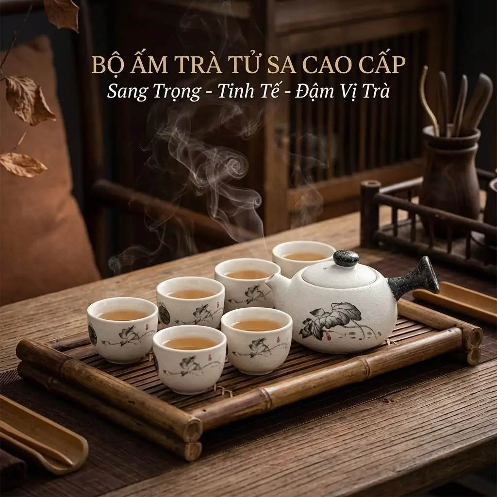 Bộ ấm trà tử sa cao cấp