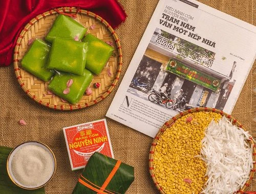 Bánh cốm - đặc sản Hà Nội