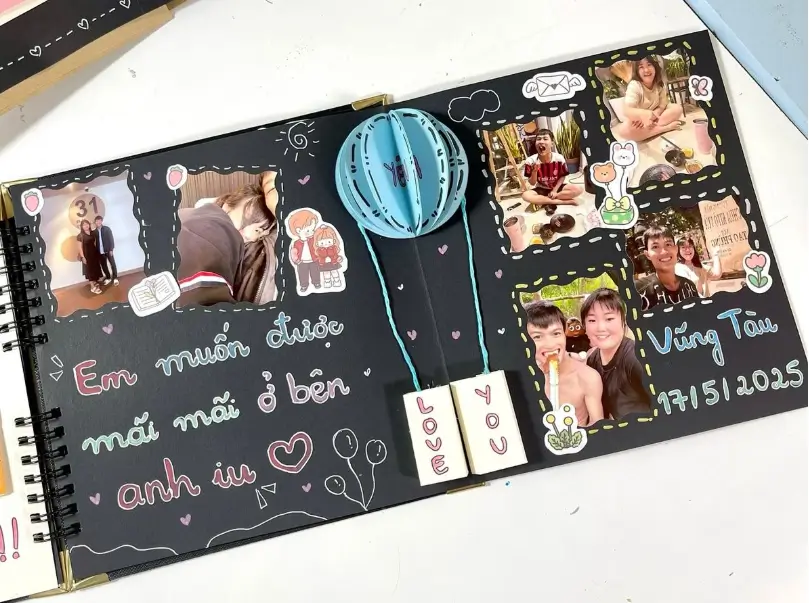 Album ảnh lưu giữ kỉ niệm