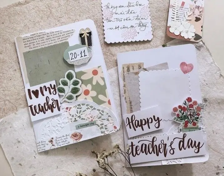 Thiệp viết tay mừng ngày Nhà giáo Việt Nam 20/11
