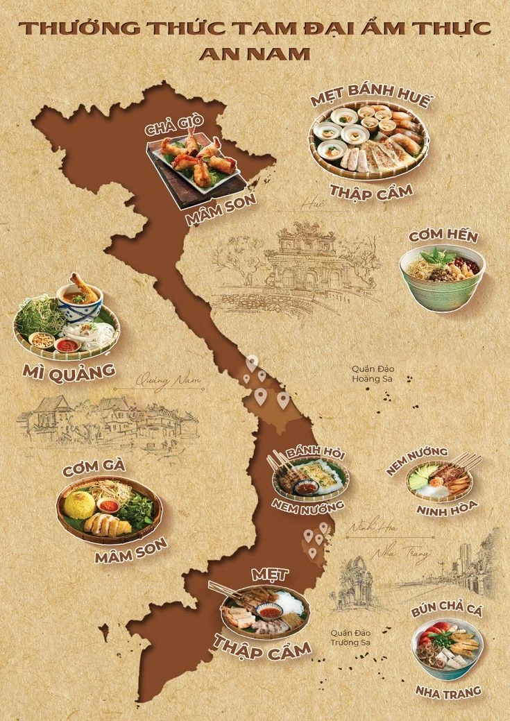 Bản đồ ẩm thực Việt Nam