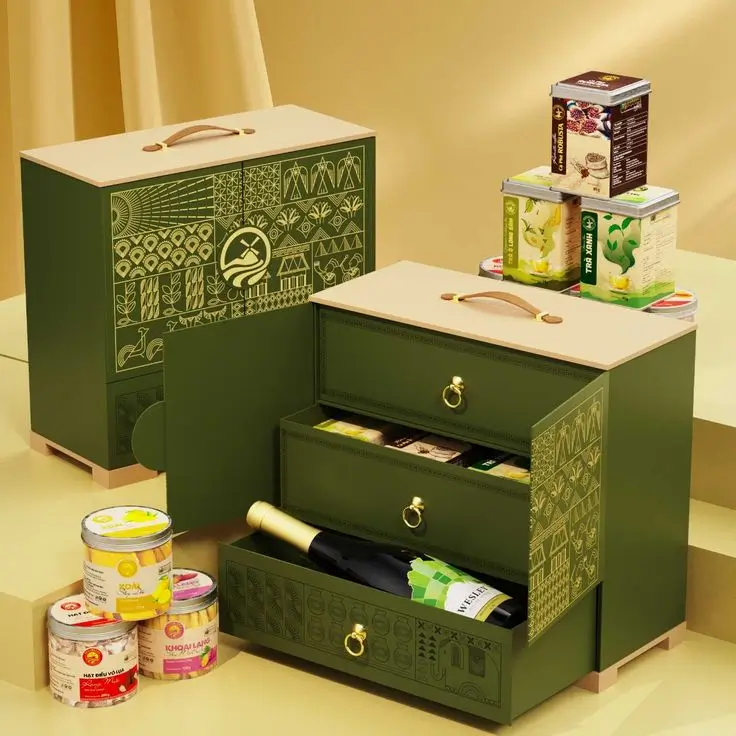 Hộp quà Tết cao cấp, sang trọng dành cho tri ân quý khách hàng