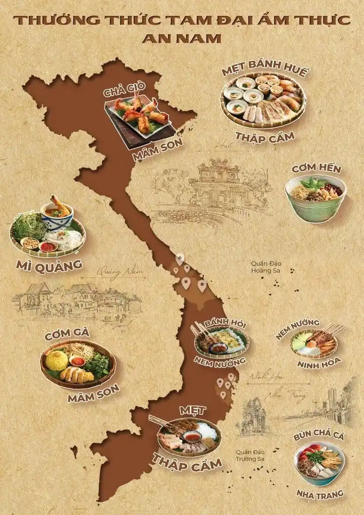 Bản đồ ẩm thực Việt Nam