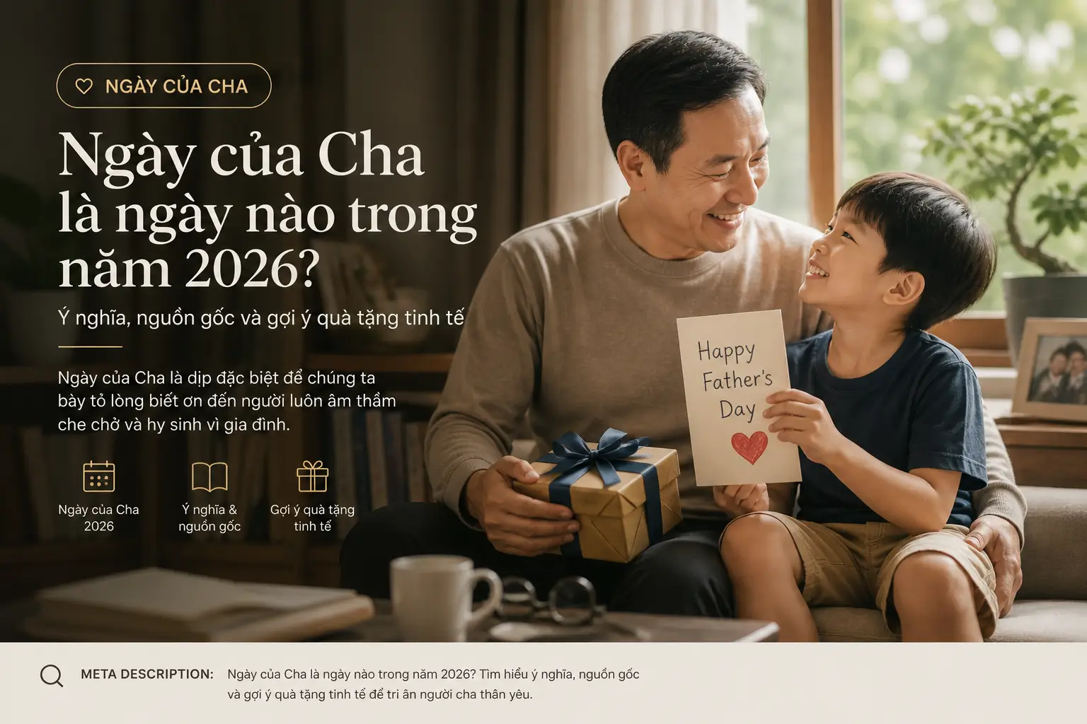 Ngày của Cha là ngày nào năm 2026? Gợi ý quà độc đáo Ngày của cha là ngày nào trong năm?
