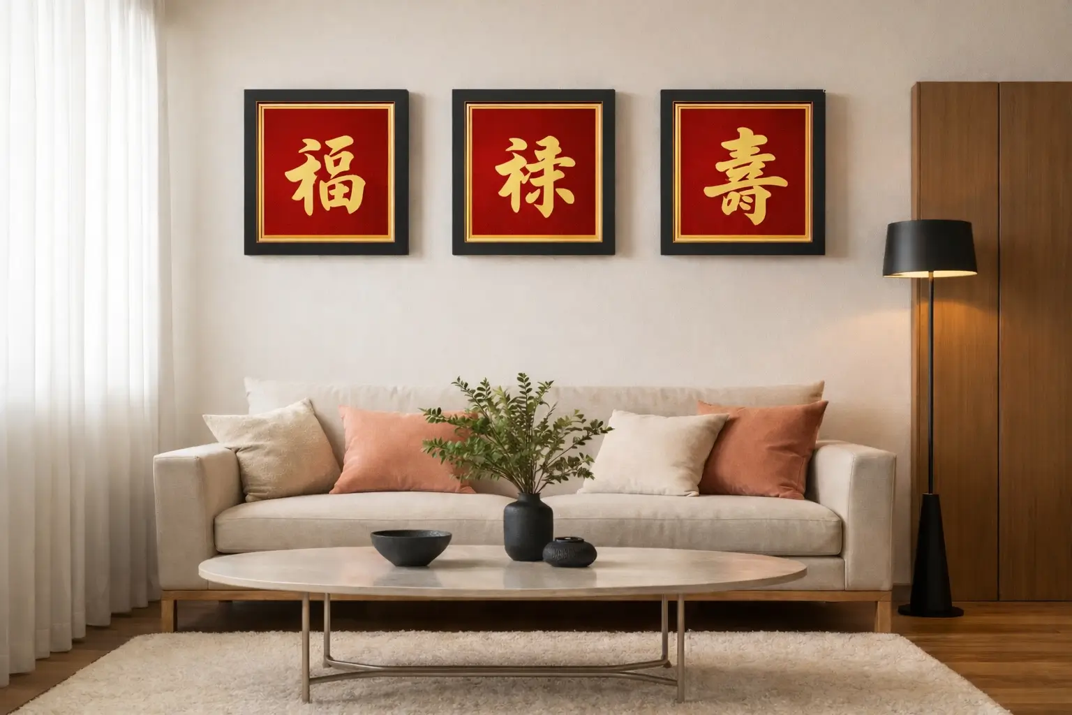 Chữ Phúc trong tiếng Hán: ý nghĩa, cấu tạo, cách viết và ứng dụng Bộ tranh Phúc - Lộc - Thọ