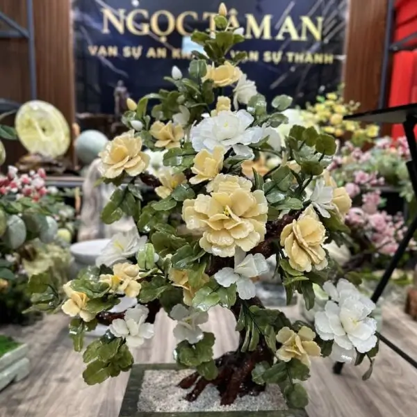 Lời chúc thọ người cao tuổi hay nhất, ý nghĩa và trang trọng Cây Hoa mẫu đơn đá quý