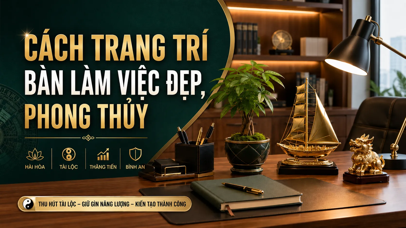 Cách trang trí bàn làm việc