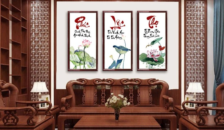 Tranh Phúc-Lộc-Thọ