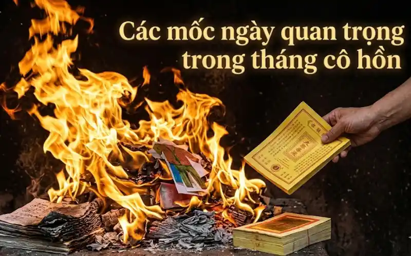 Các mốc ngày quan trọng trong tháng cô hồn