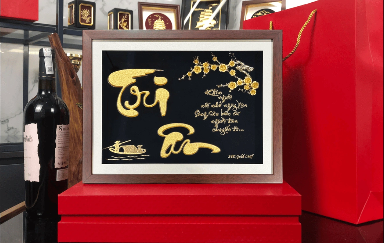 Tranh chữ “Tri ân”